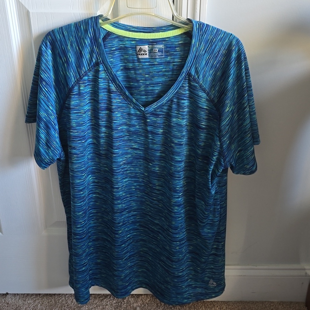 NWOT RBX V neck dri-fit top